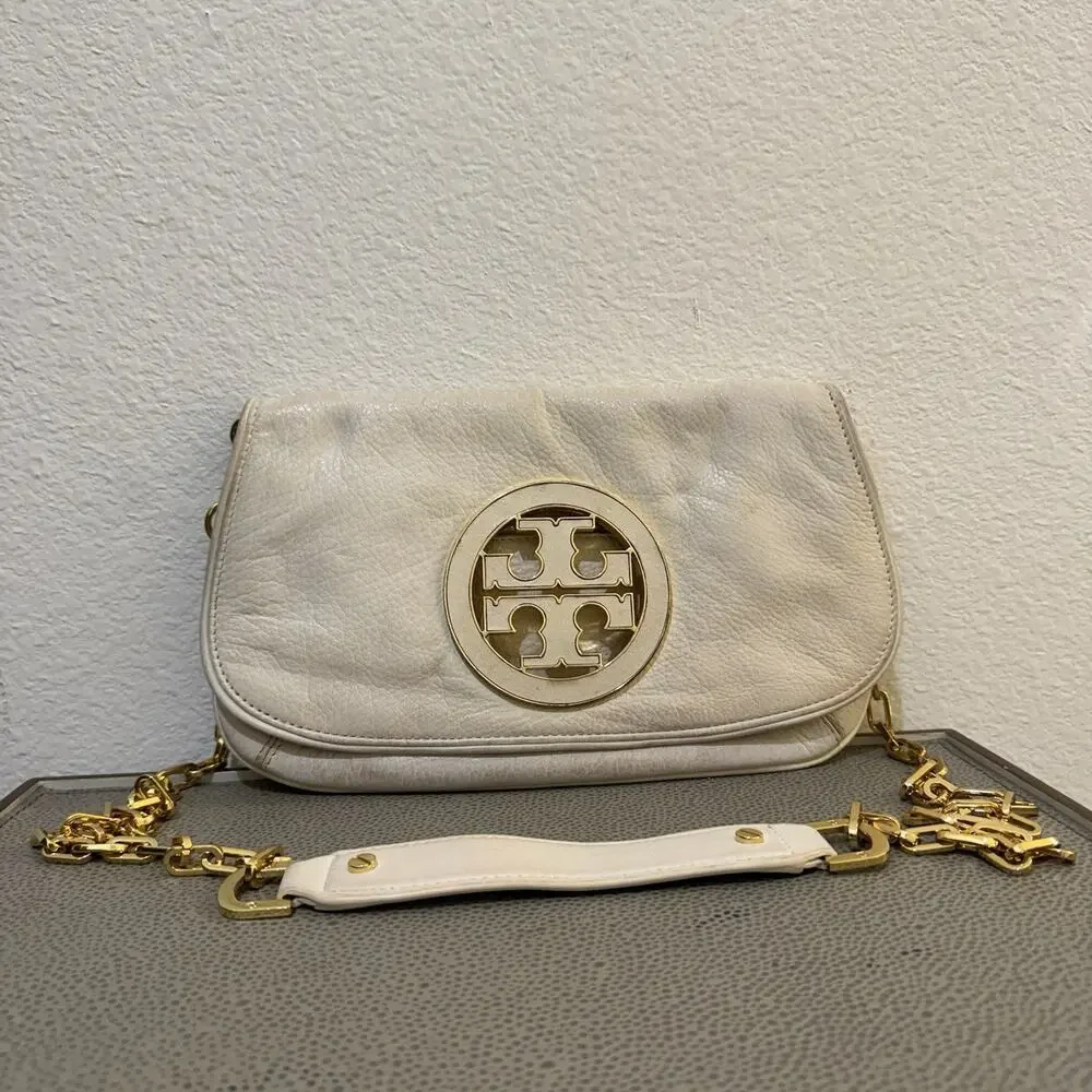 Tory Burch Ivory Amanda Crossbody Bag/ Clutch